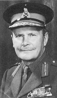 <p>Il tenente generale Bernard Freyberg, comandante delle truppe neozelandesi.</p>