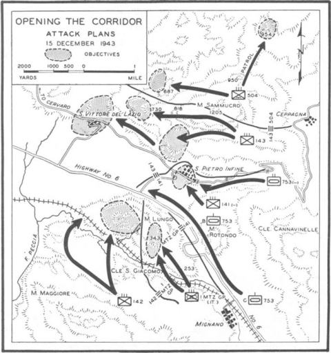 <p class='eng'>Opening the corridor - attack plans. 15 December 1943.</p>