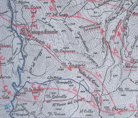 <p>La Valle Piana, da non confondersi con il toponimo Vallepiana che indica una zona ad Ovest di Esperia, si trova in basso a destra.</p>