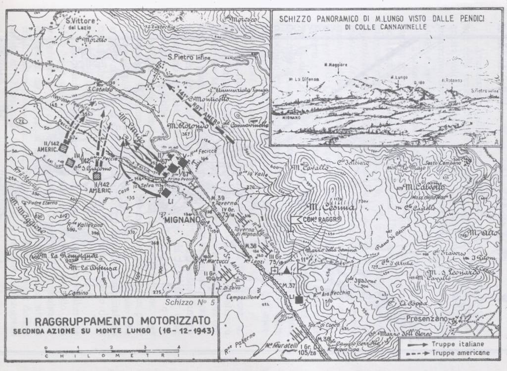 <p>I RAGGRUPPAMENTO MOTORIZZATO - Seconda azione su Monte Lungo (16-12-1943).</p>